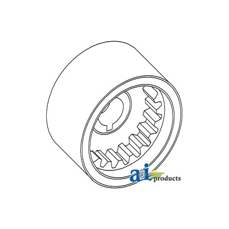 A & I Products Coupler, Hydraulic Pump Drive Shaft 3" x5" x2" A-K944947